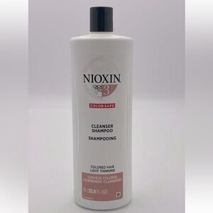 Nioxin 3 Color Safe Cleanser Shampoo NEW SEALED